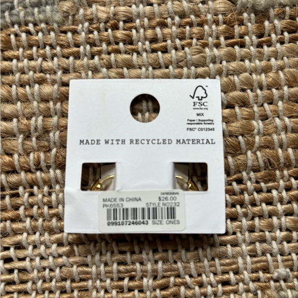 Madewell Gold Hoop Earrings - Picture 2 of 2